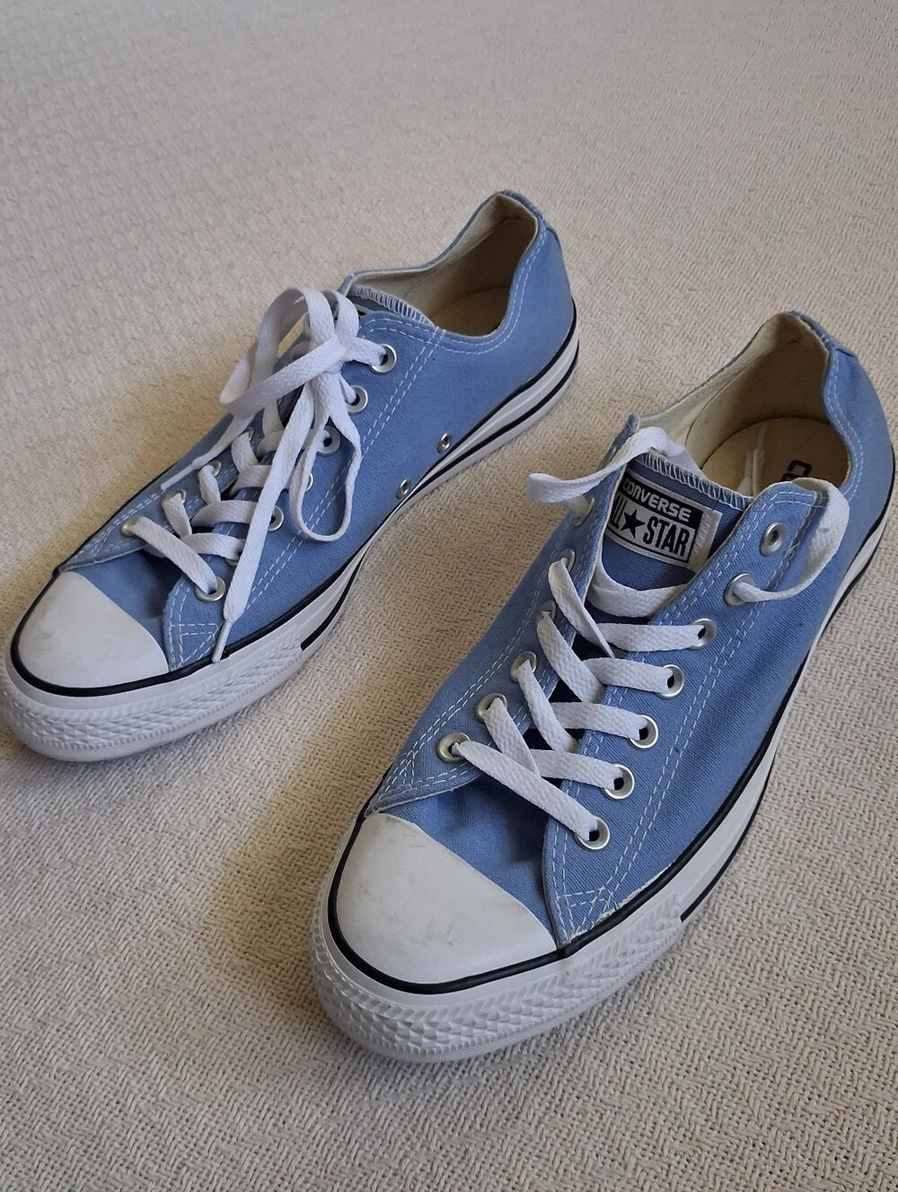 converse ♡ all star low light blue sneakers sky spring pastel unisex clean soft